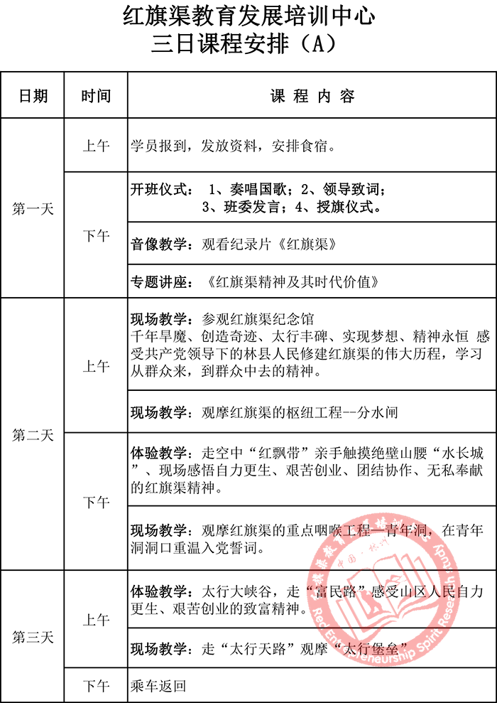 三日课程A